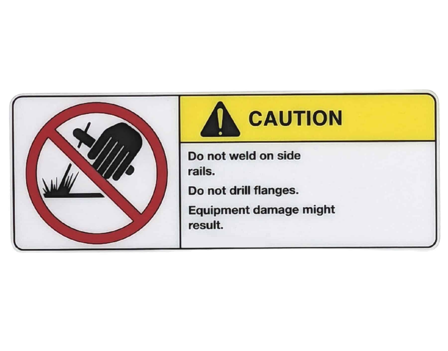 custom warning sign